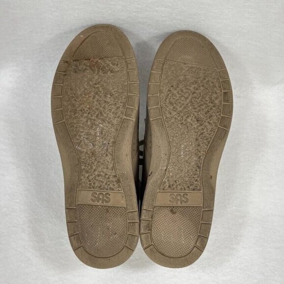SAS Free Time Mocha Leather Tripad Comfort Walking Lace Up Shoes Size 7.5 - Picture 6 of 7